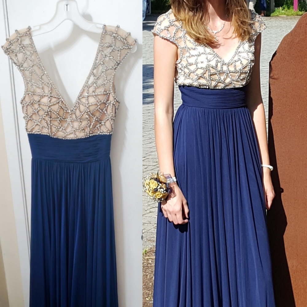 Beautiful Jeweled Top Gown